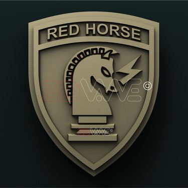 RED HORSE 3D STL 3DWave